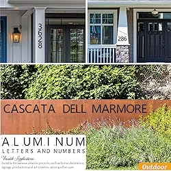 12 Inch House Numbers and Metal Letters for Outdoor