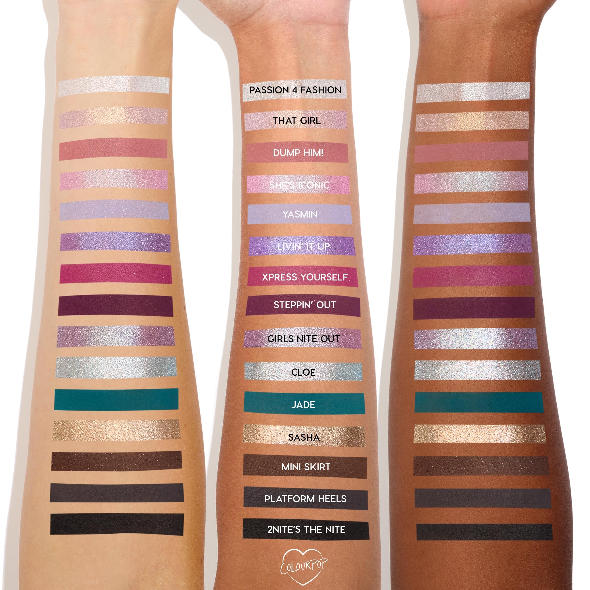 ColourPop x Bratz Girls Nite Out Eyeshadow Palette