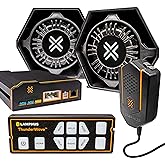 LAMPHUS ThunderWave 200W Police Siren Speaker PA System Kit for Truck Cars | 2 x 15A Switch, Hands-Free Air Horn, Radio Rebroadcast, Remote Controller, 3.5mm Input, For Emergency Vehicles Trucks UTV POV