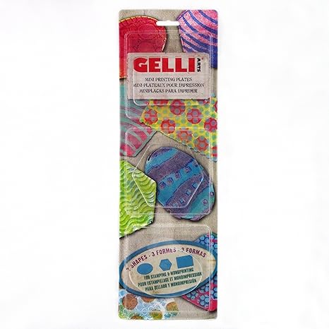 Gelli Arts Gel Prntng Platte Minis Rct Ovl Hex