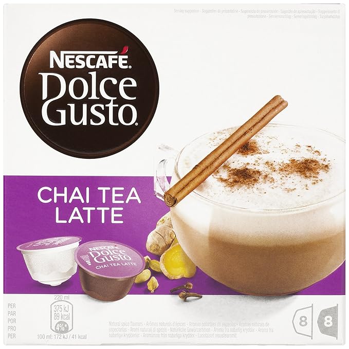 Nescafé Dolce Gusto Chai Tea Latte 16 Cápsulas de té Amazon.es