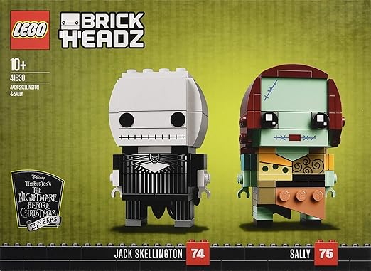 lego brickheadz jack skellington & sally