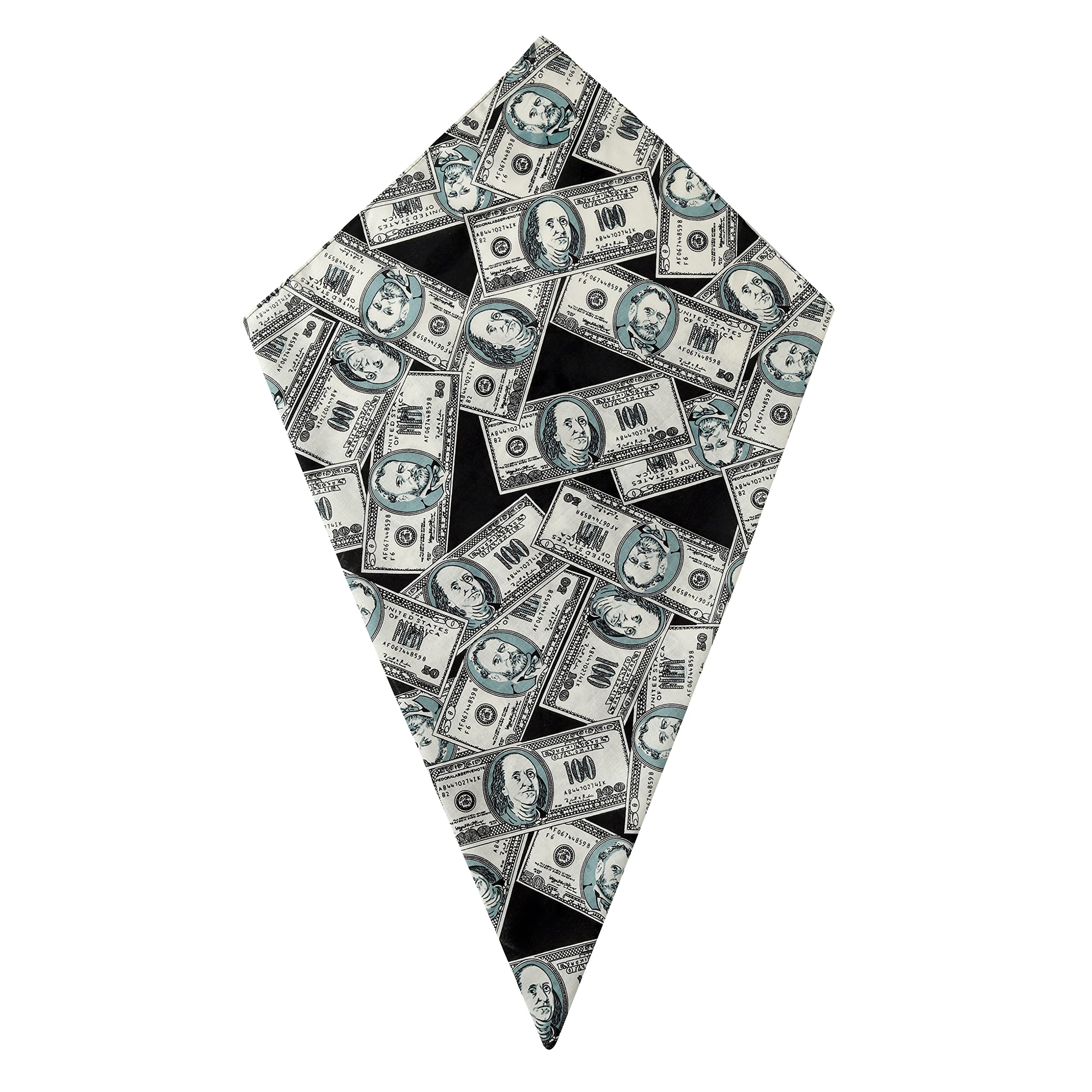 Komonee Dollar Bill Bandana Money Cash USD USA America Gangster Pimp Head Scarf
