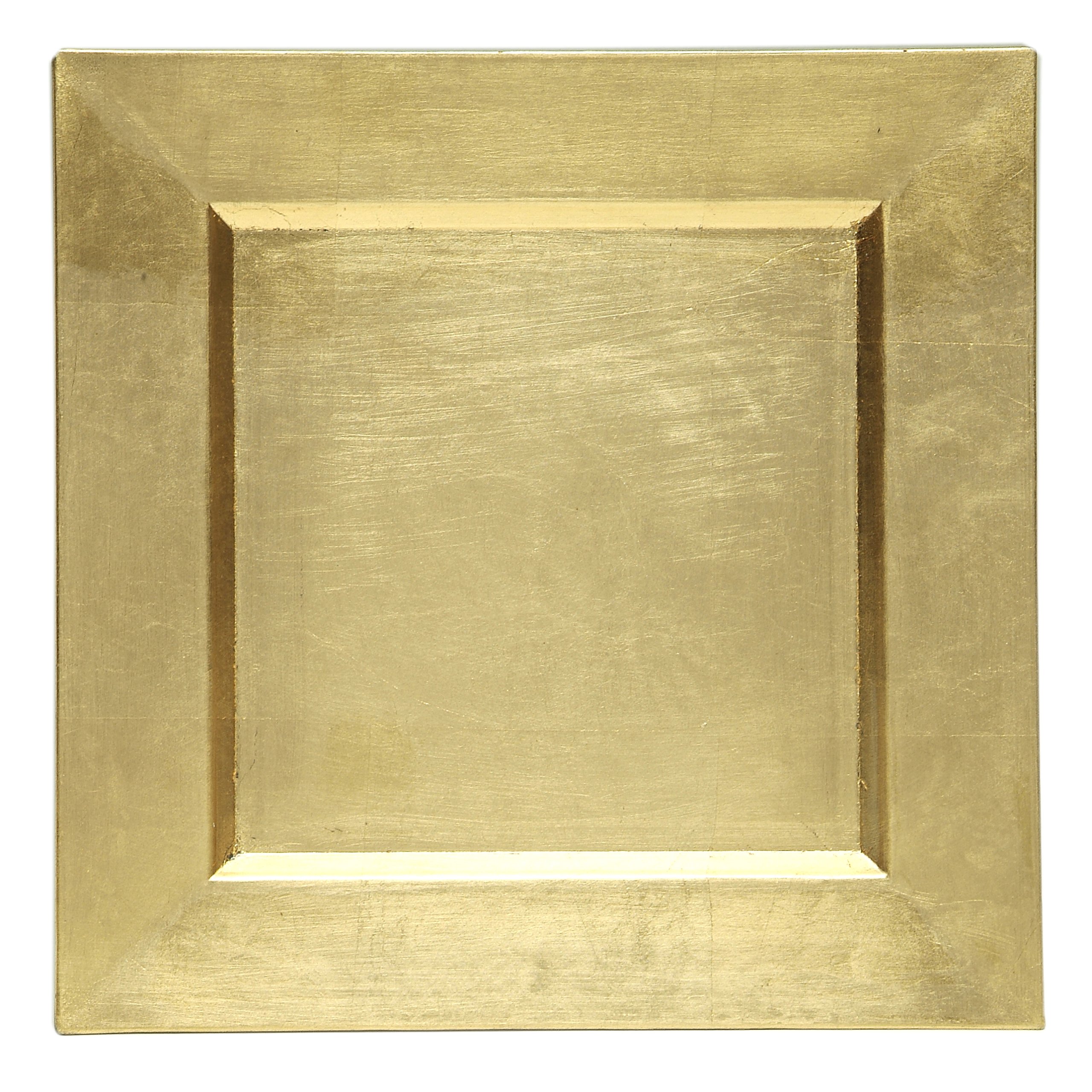 Photo 1 of Charge it by Jay Melamine Gold Square Charger Plate