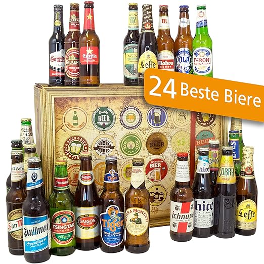 Geschenkideen für Männer BIERE DER WELT 24er Bier Geschenkbox