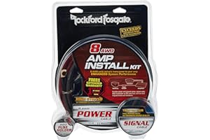 Rockford Fosgate 8 AWG Amplifier Install Kit with Interconnect