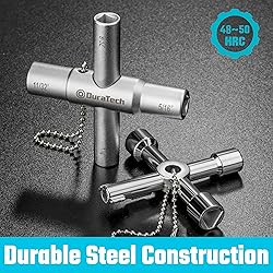 DURATECH 4 Way Sillcock Key Set, Utilities