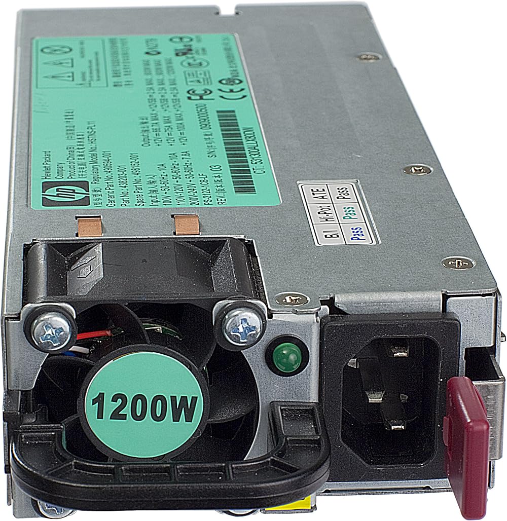 HP 578322-B21 ProLiant 1200W Server Redundant Power Supply Unit PSU Fan