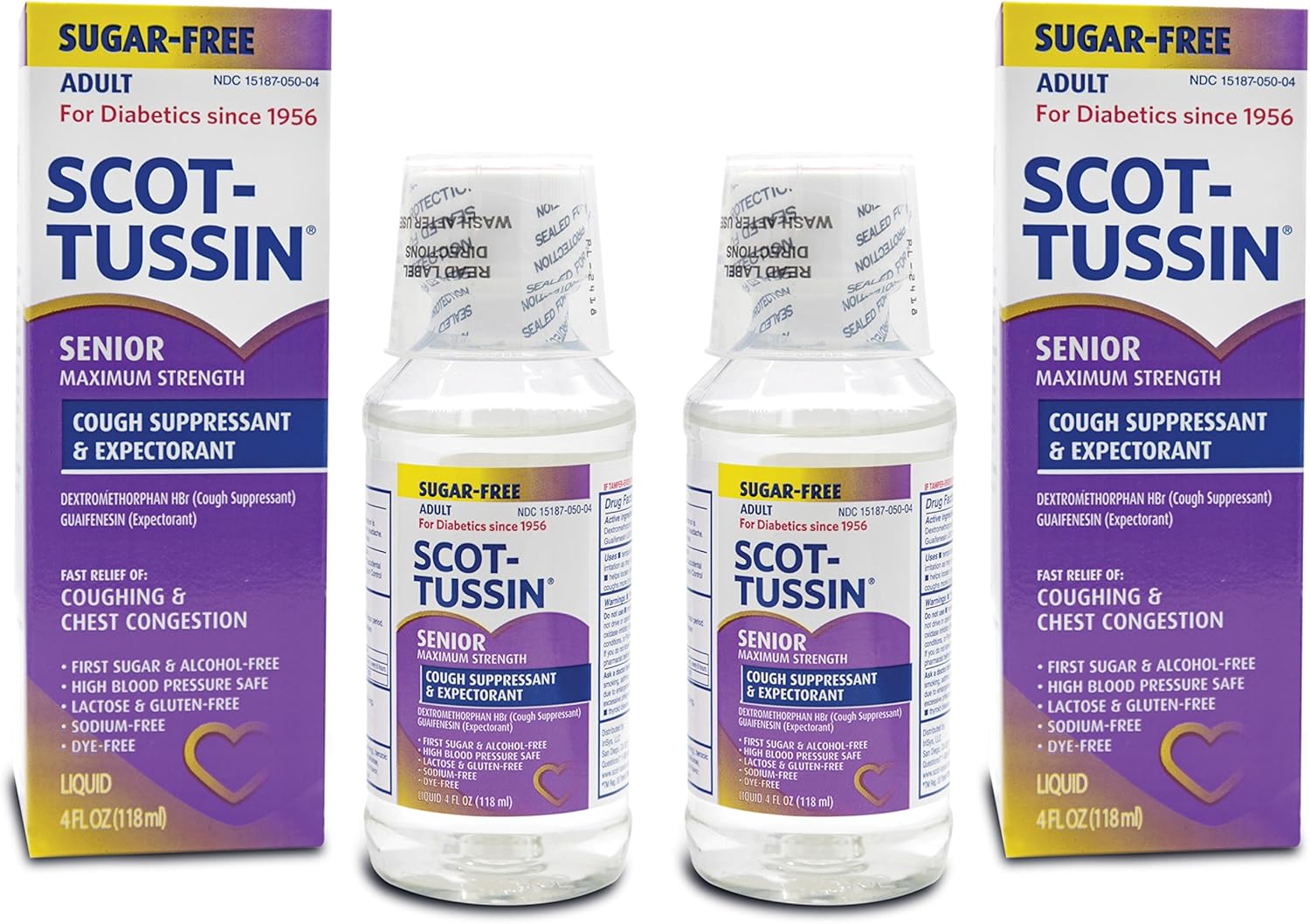 ScotTussin Senior Cough Syrup with Guaifenesin and