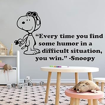 Amazon Com Snoopy Wall Decals Decal Winter Look Cuddly Peanuts