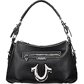 True Religion womens True Religion Satchel Bag, Women’s Crossbody Purse With Adjustable Strap, Everyday Structured Handbag