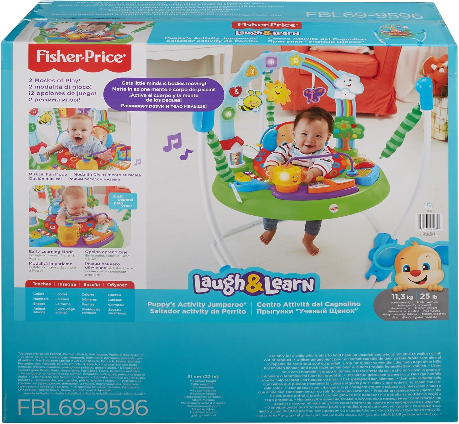 fisher price laugh and learn puppy jumperoo