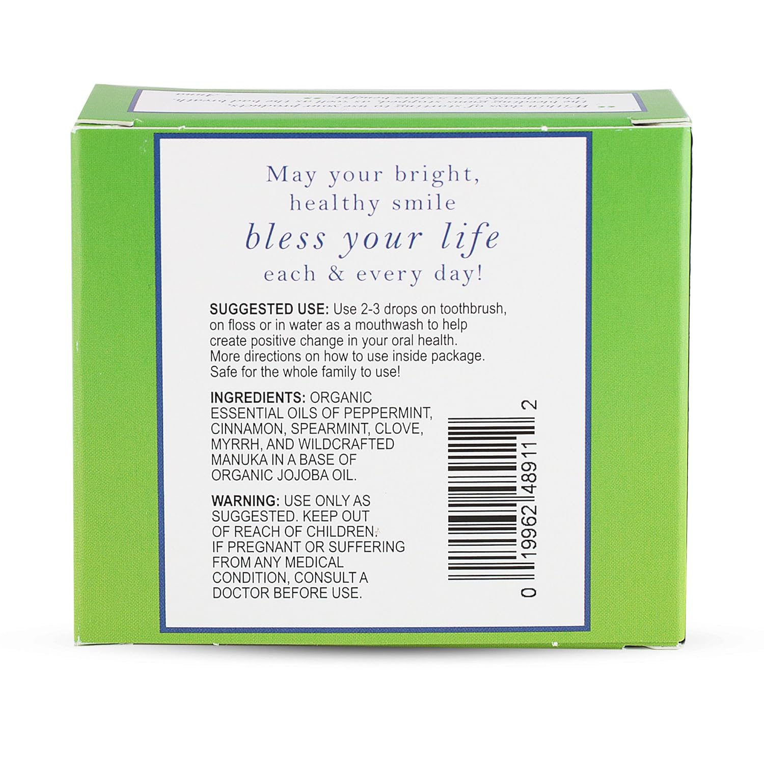 OraWellness NUT FREE HealThy Mouth Blend Tooth Oil, Organic Toothpaste & Mouthwash Alternative With Clove Oil Promotes Healthy Teeth & Gums, 1 Pack: Beauty