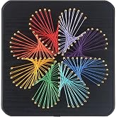 THOUDONER DIY 3D String Art Crafts Kit for Adults Beginner Unique Gift, Windmill(7.87inch*7.87inch).