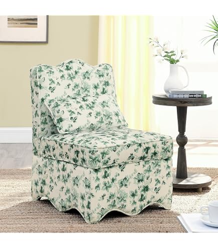 Amazon.com: Polibi Retro Single Chair with Flower Pattern and Wave