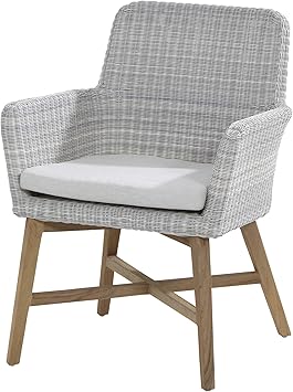 4seasons Outdoor Dining Lisboa Fauteuil Avec Coussin En Loom
