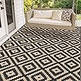 Mattitude Waterproof Outdoor Rug 5x8 Ft Outdoor Plastic Straw Rug Reversible Patio Rug Large Outdoor Carpet Area Rug for Pati