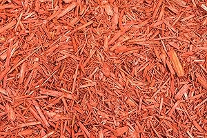 GARDENWISE Premium Wood Mulch for Indoor, Patio, Potting Media, Gardens, Lawns, and Landscaping (RED, 0.2 CU.FT. - 4.8 L - 5.1 QTS.)