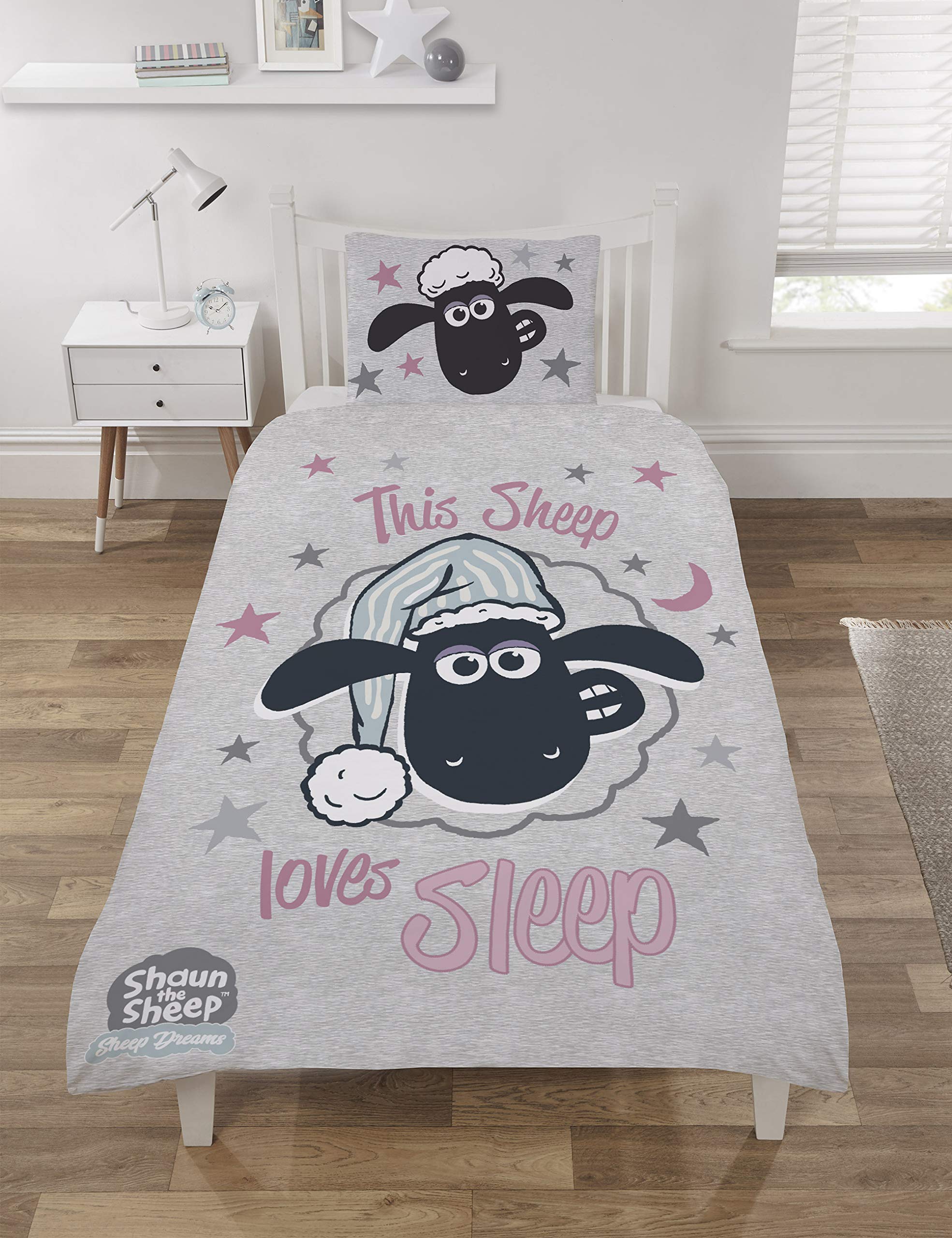 THIS SHEEP LOVES SLEEP' SINGLE DUVET SET, Multi