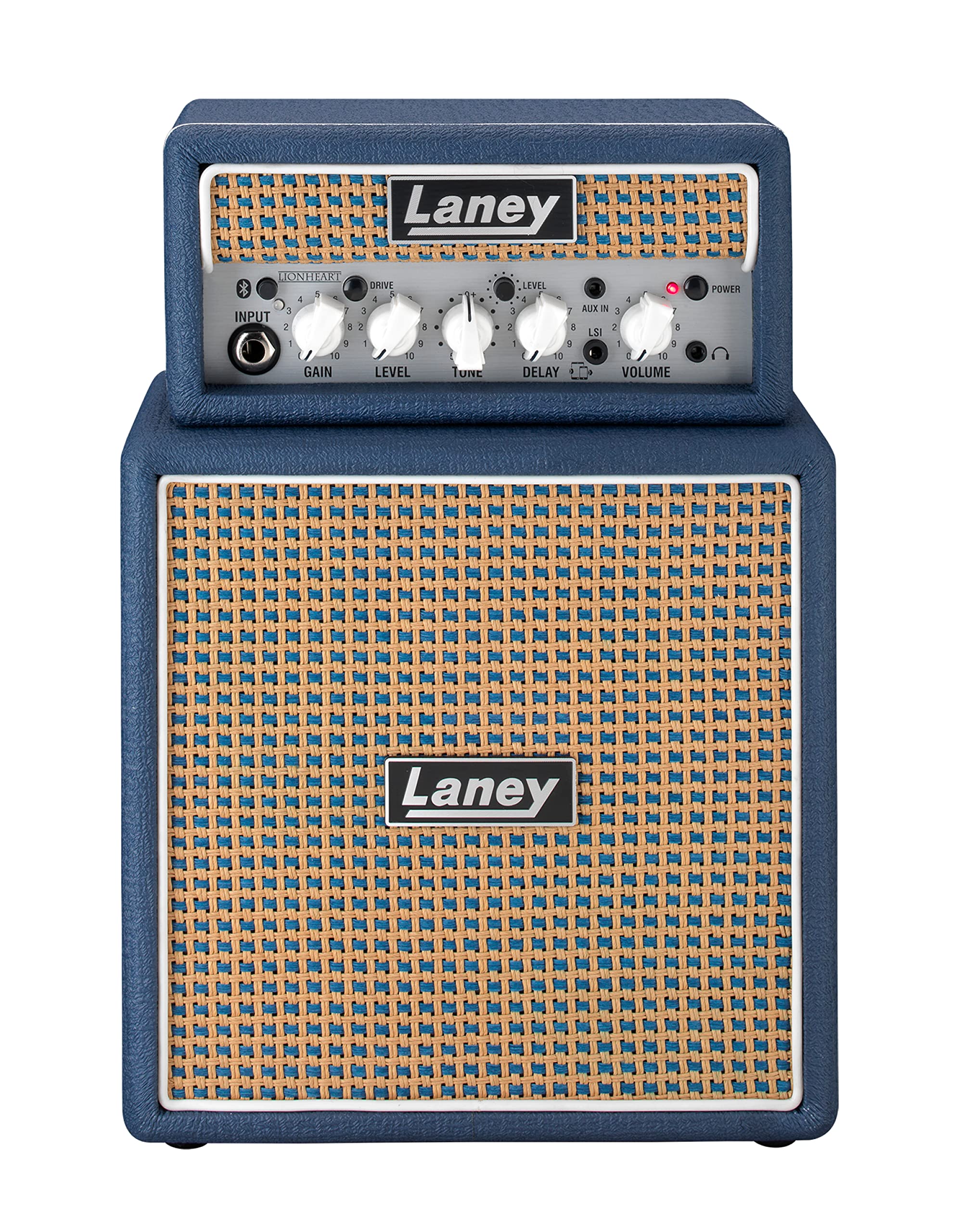 Laney Ministack - Bluetooth Battery Powered Guitar Amp With Smartphone Interface - Lionheart Edition,Ministack-B-Lion