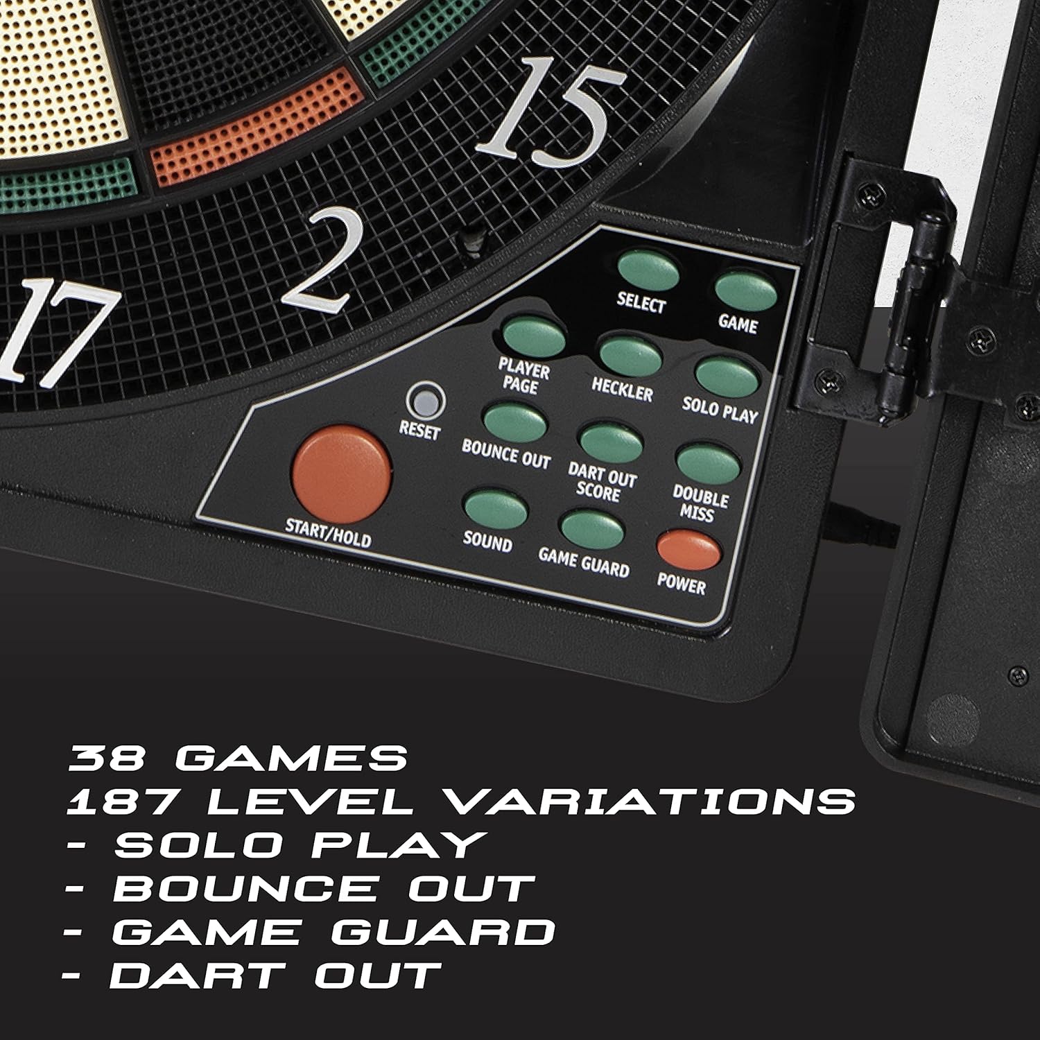 Arachnid Titanium 5400 Electronic Dartboard and Cabinet : Sports & Outdoors