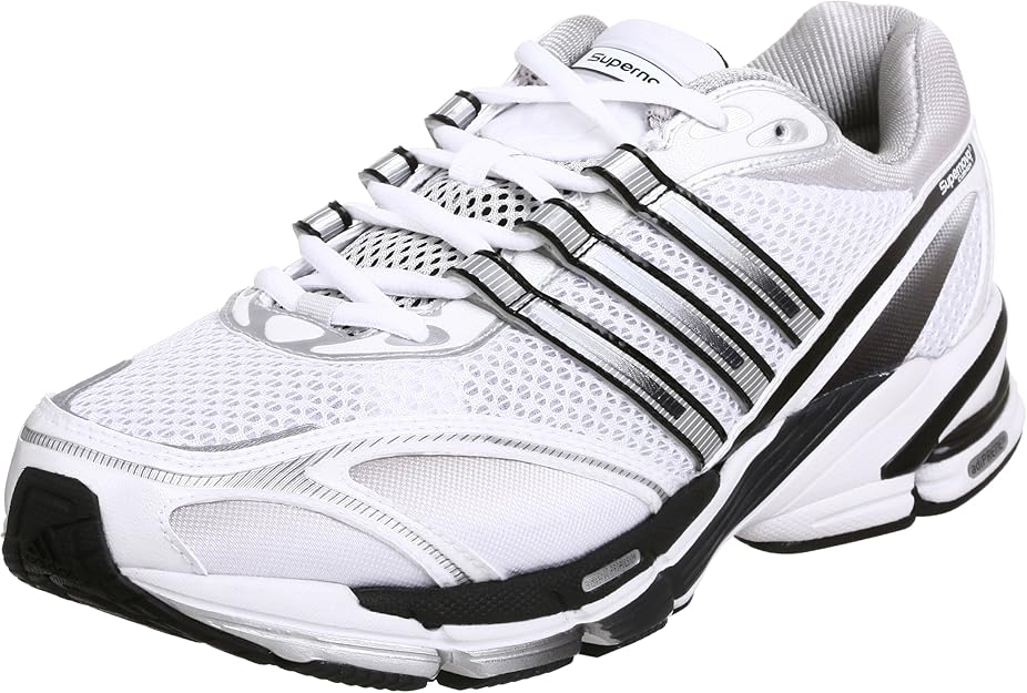 Amazon.com | adidas Men's Supernova Cushion, White/Black/Silver | Running