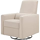 davinci olive swivel nursery glider