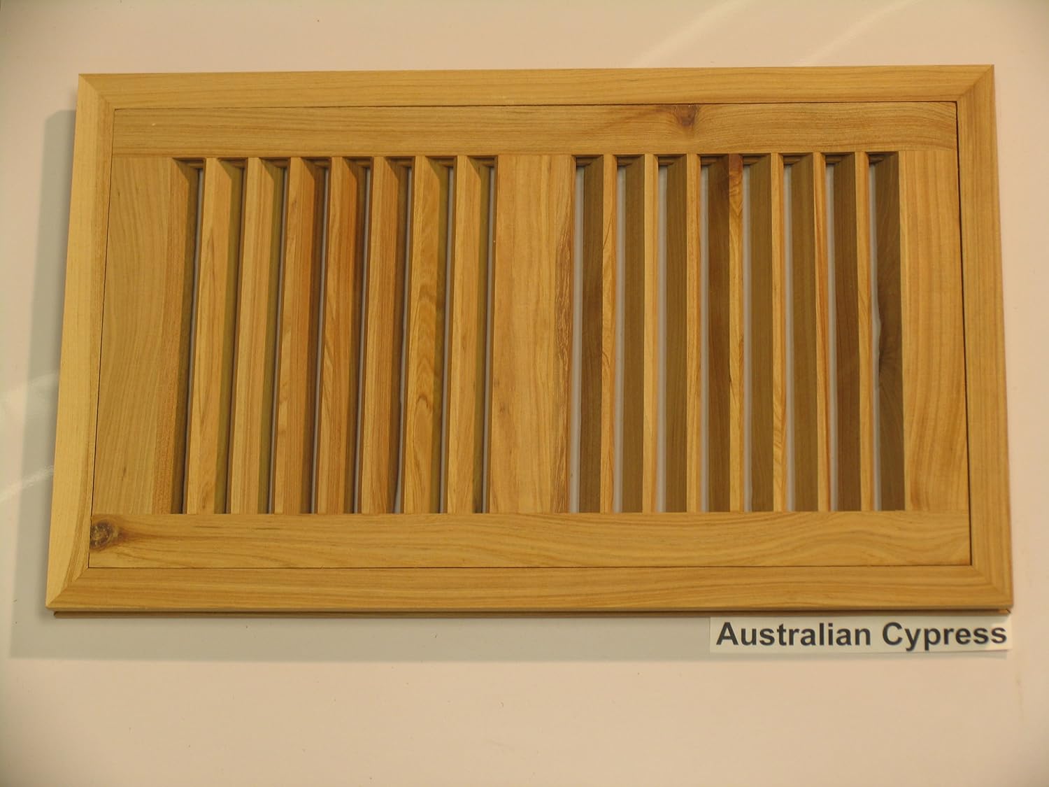 6" x 12 HiOutput Australian Cypress Flush Unfinished Wood Heat