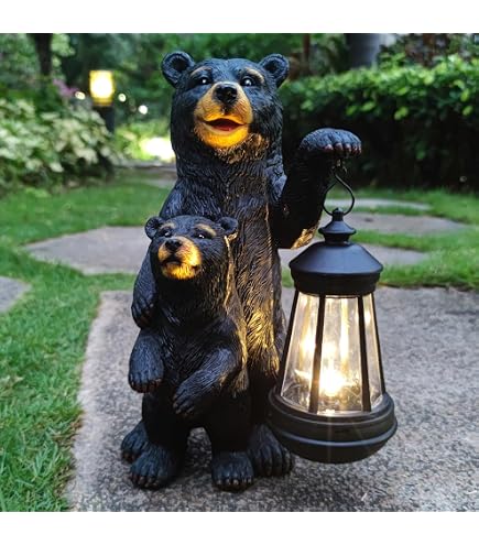 50% Off with Code: K9QHLV8C Solar Cat Garden Statue Decor, Moon Cat Resin Figurine Patio Balcony Yard Lawn Outdoor, Christmas Birthday Housewarming Gifts for Mom Grandma Women Cats Lover  (AD