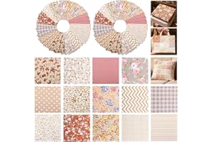 126Pcs Pink Charm Packs for Quilting, 5 x 5 Inch Pre Cut Quilted Fabric Floral Patchwork for Sewing, Patchwork, and DIY Craft