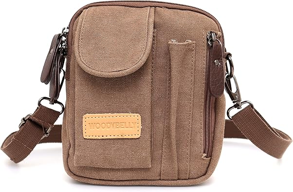 Amazon ショルダーバッグ キャンバス コンパクト 2way 帆布 Bz1198 Coffee ショルダーバッグ