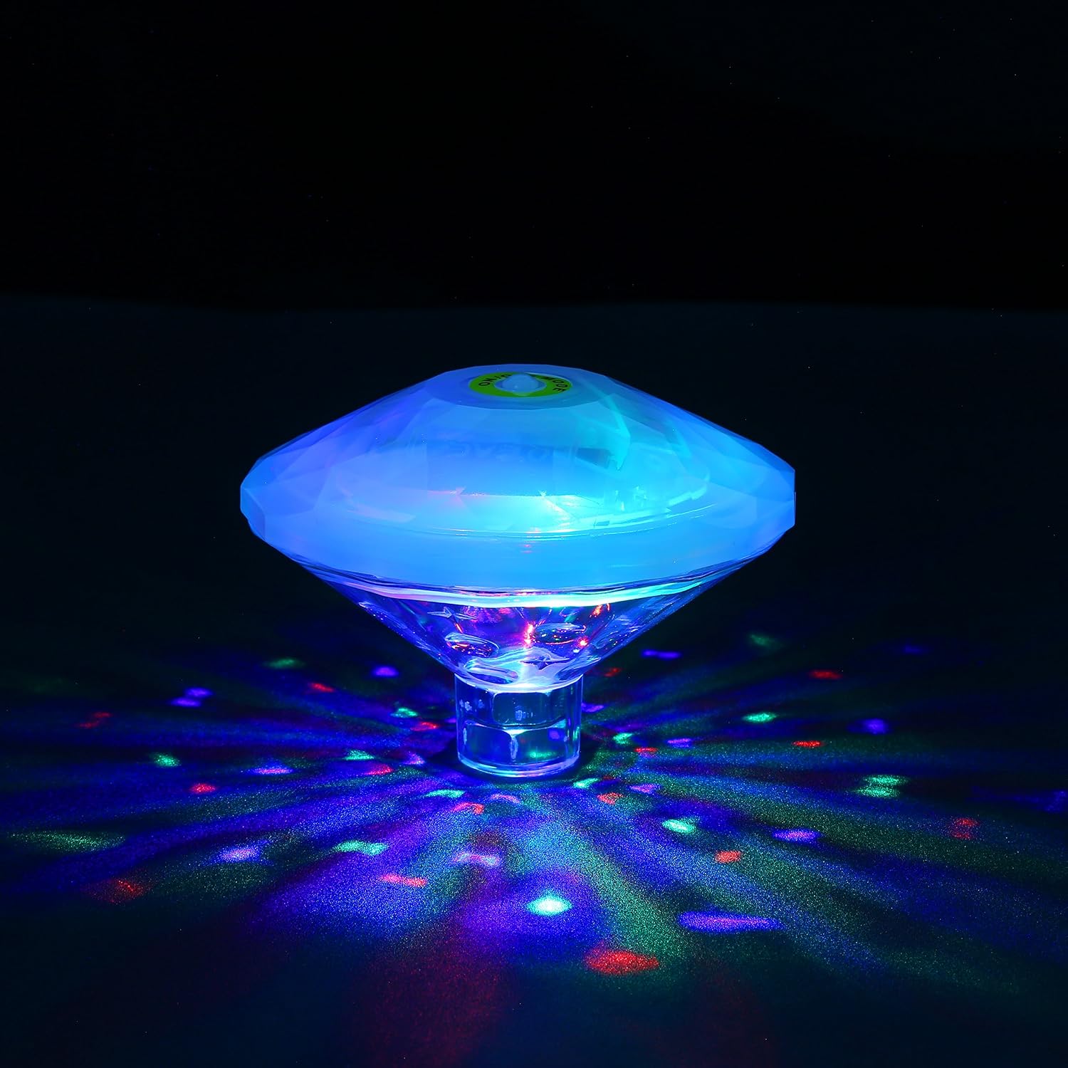Redlution RGB Glow Light Underwater Led Diamond Float Light Waterproof in tub Pond Pool Spa Hot Tub Bathtub Floating Lamp with 7 Pattern Modes - Image 3