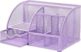 EXERZ Desk Organiser 7-Compartment Mesh Tidy Caddy Pencil Holder view 7