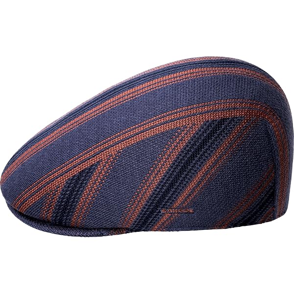 Kangol Meltdown 507 Hat - Beige/Electric Kumquat/S Ivy Caps & Flat