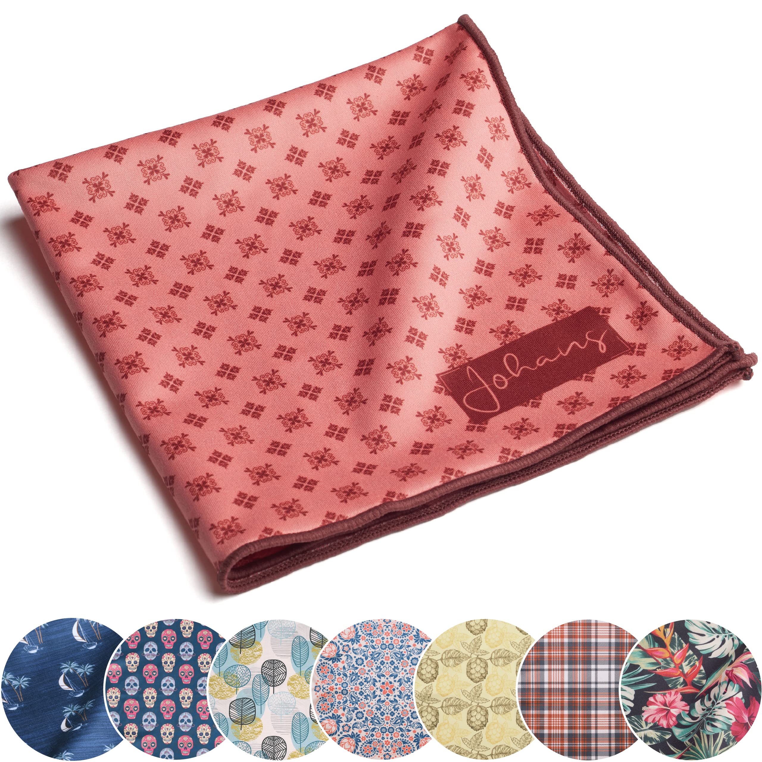 Johans® XXL microfibre cloth for cleaning smartphone, tablet, glasses, display, camera, display cloth, glasses cleaning cloth, optical quality in 30 x 30 cm (oriental)