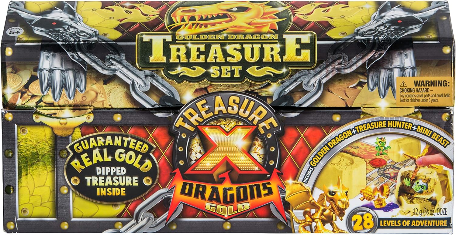 TREASURE X 41511 - Juego de dragón Dorado, Texto en inglés: Amazon.es: Juguetes y juegos
