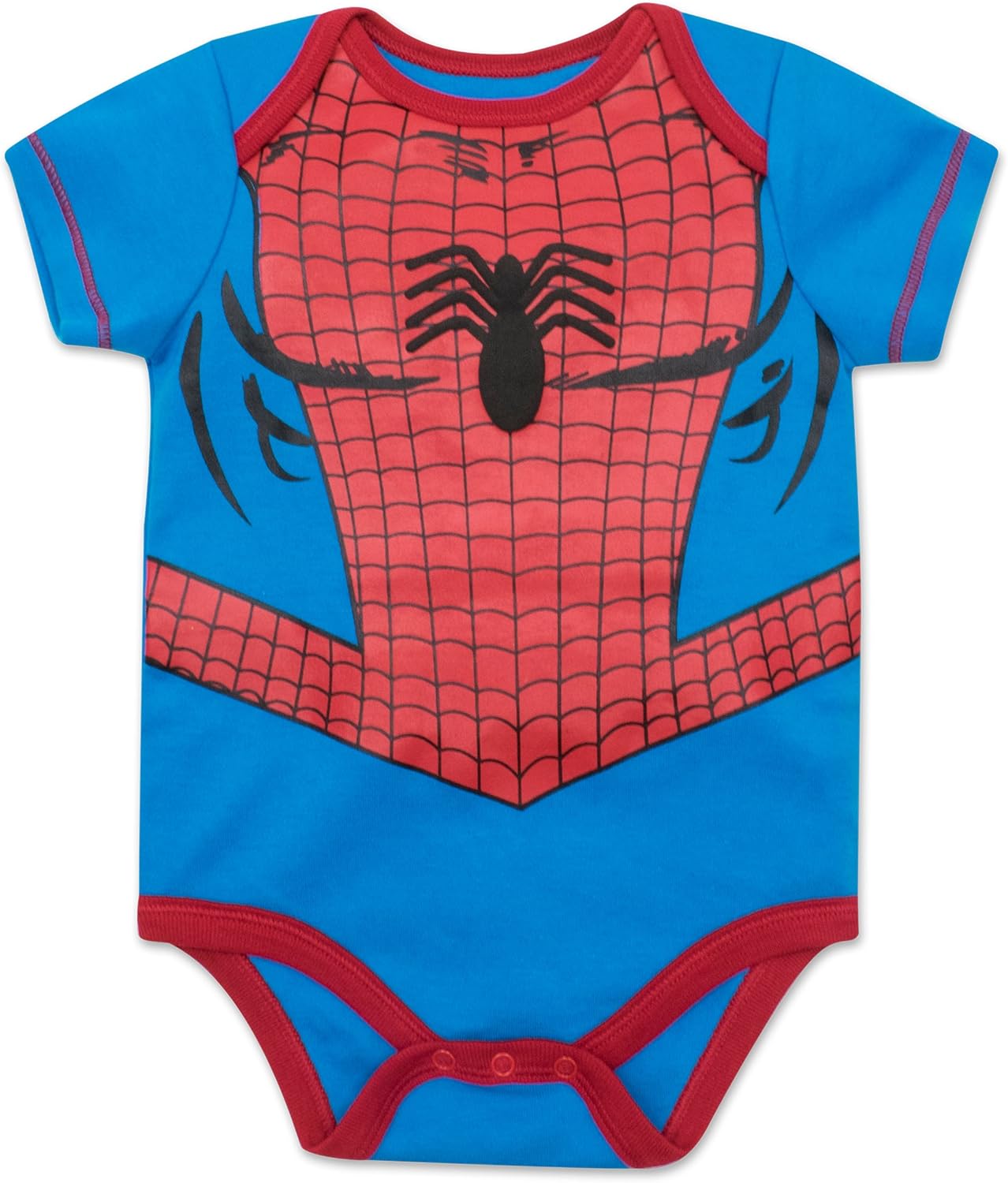 Marvel Baby Boys' 5 Pack Bodysuits - The Hulk, Spiderman, Iron Man and Captain America: Clothing
