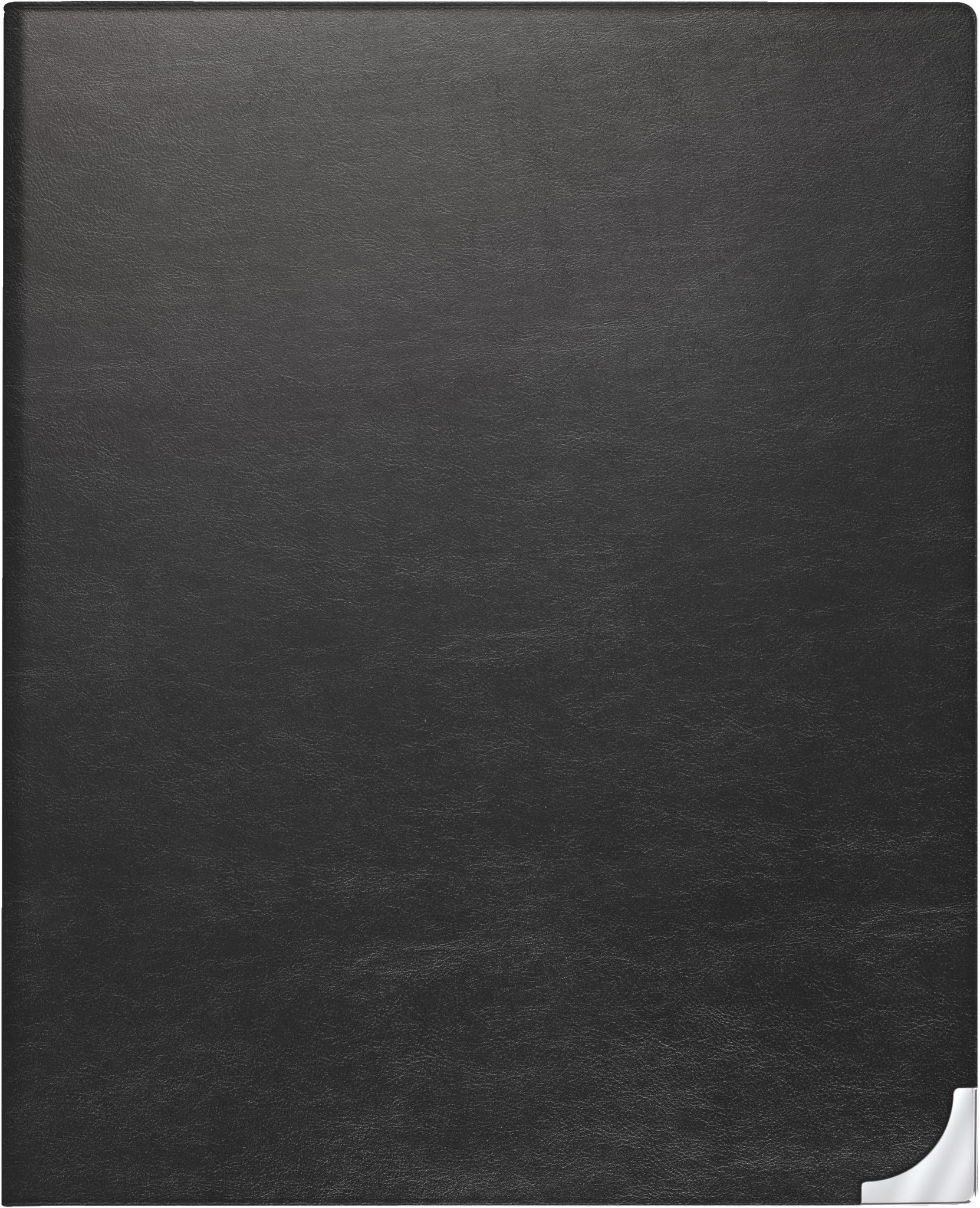 BRUNNEN Book Calendar Mod. Manager Wt 7 weektimer 2025 | 210 x 260 mm, Faux Leather, Black