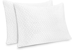 EL ENJOY-LIFE Enjoy Life Cooling Pillow Protectors with Zipper, Quilted Cold Pillowcases for Hot Sleepers, Super Soft Pillow Covers, Polyethylene(PE)-Set of 2, King Size