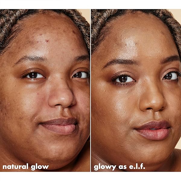 E.L.F. HALO GLOW LIQUID FILTER, COMPLEXION BOOSTER FOR A GLOWING, SOFT-FOCUS LOOK, INFUSED WITH HYALURONIC ACID, VEGAN & CRUELTY-FREE, 5 MEDIUM/TAN