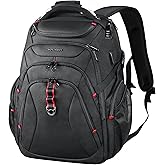 KROSER Travel Laptop Backpack 17.3 Inch XL Computer Backpack with Hard Shell Saferoom RFID Pockets Water-Repellent Business C
