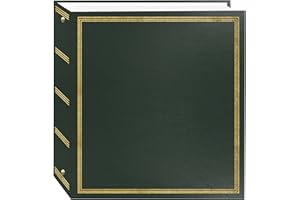 Pioneer Photo Albums TR-100/HG TR-100 Hunter Green Magnetic 3-Ring Photo Album 100 Page