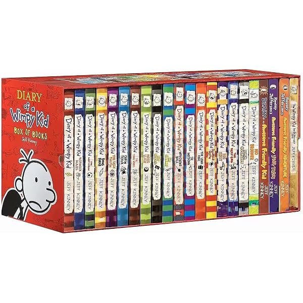 Amazon.com: Jeff Kinney Diary of A Wimpy Kid Series Collection 1