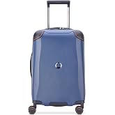 DELSEY PARIS Cactus Hardside Luggage with Spinner Wheels, Navy, Carry-On 19 Inch