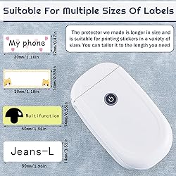 500 Pieces Clear Labels Label Protector Clear