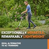 WORX WG163E 18V 20V MAX Cordless Grass Trimmer 2 Batteries 30cm Core view 2