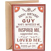 Hallmark Shoebox Funny Birthday Card for Husband (Loved Me) (349RZF1020)