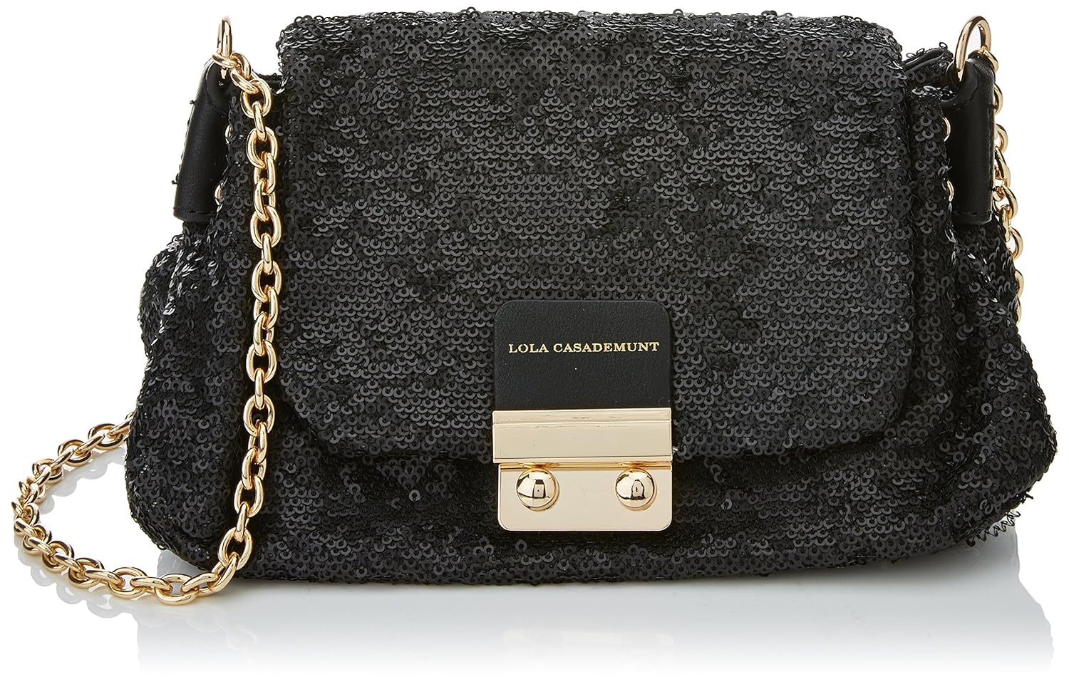 Lola Casademunt Ayleen Bolso Baguette para Mujer Negro Black xx cm W