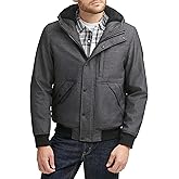 Levi's Men's Soft Shell Sherpa Lined Hooded Bomber Jacket