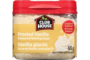Club House Frosted Vanilla Flavoured Finishing Sugar, Limited Edition, No Artificial Colours or Flavours, Made with Real Vani